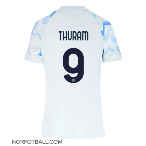 Billige Fotballdrakt Inter Milan Marcus Thuram #9 Replika Bortedrakt Dame 2025-26 Kortermet Billige Fotballdrakt Inter Milan Marcus Thuram #9 Replika Bortedrakt Dame 2025-26 Kortermet